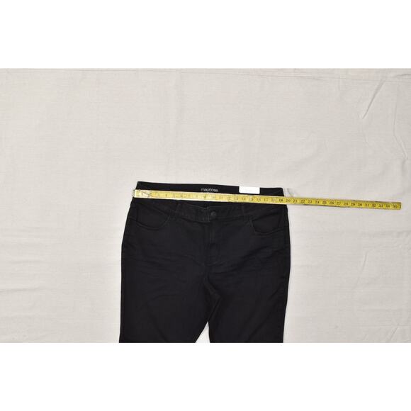 Maurices Mid-Rise Jeggings Plus Size 22W Black Denim Flex Regular Skinny NEW - Picture 3 of 8